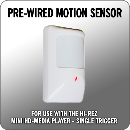 PRE-WIRED MOTION SENSOR