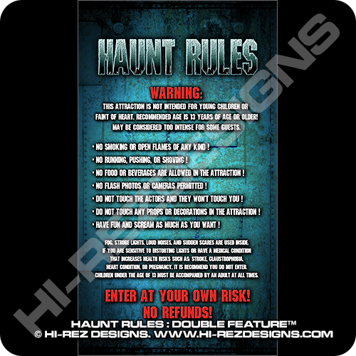 HAUNT RULES: DOUBLE FEATURE - HD