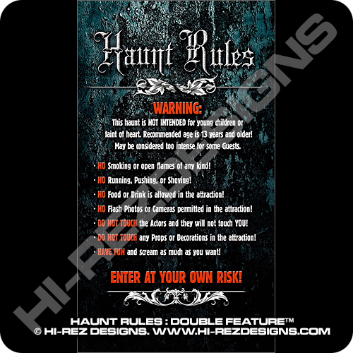 HAUNT RULES: DOUBLE FEATURE - HD