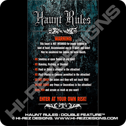HAUNT RULES: DOUBLE FEATURE - HD