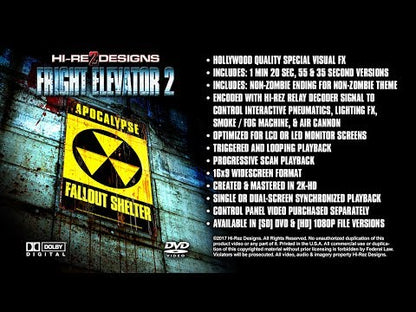 FRIGHT ELEVATOR 2: FALLOUT SHELTER - HD + Control Panel